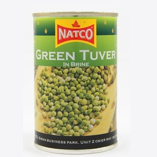 Picture of Natco Green Tuver (Pigeon Peas)  Tin 400g