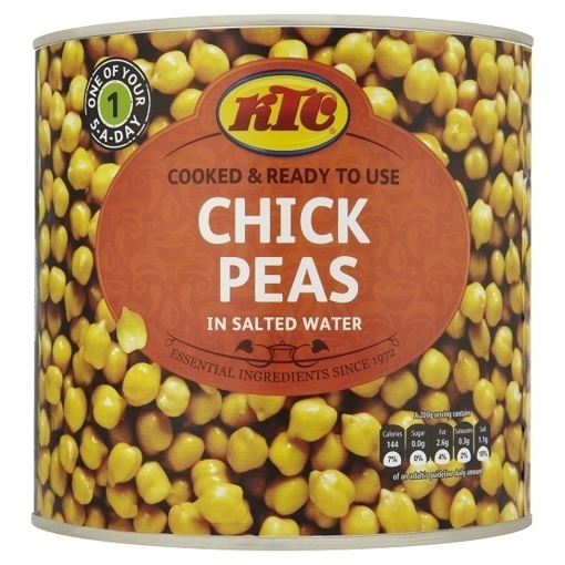 Picture of KTC Boiled Chick Peas TIn 2.55Kg