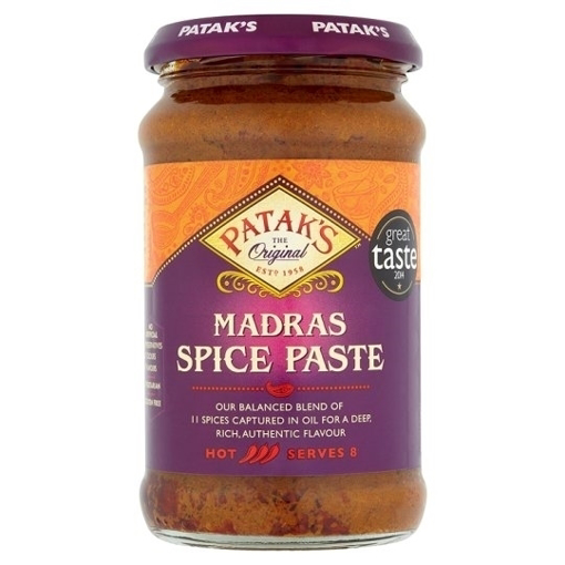 Patak's Madras Spice Paste Hot 283g