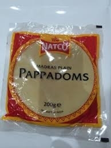 Natco Madras Plain Pappadoms 200g