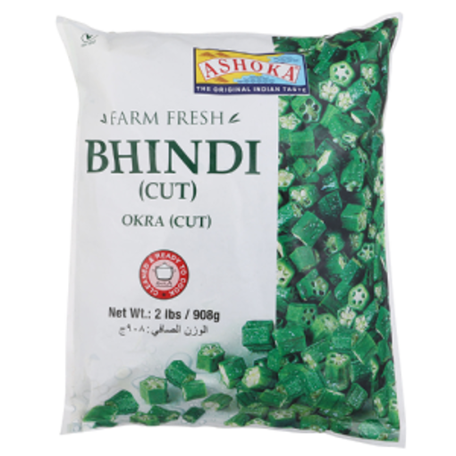 Ashoka Bhindi (Cut) Okra 908g (Frozen)