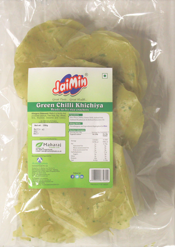 Jaimin Green Chilli Khichiya 200g 