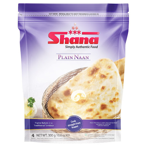 Shana Plain Naan 4pcs 300g