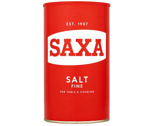 Saxa Table Salt Drum 750g