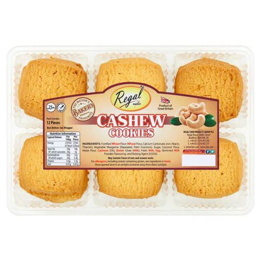 Regal Cashew Cookies 12 pieces