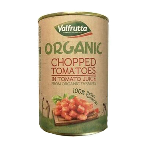 Valfrutta Organic Chopped Tomatoes 400g