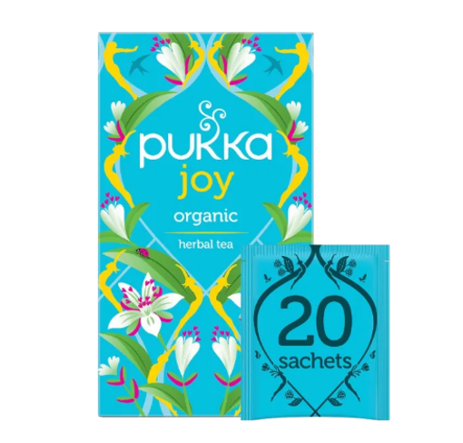 Pukka Joy Organic 20 Herbal Tea Sachets 34g