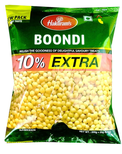 Haldirams Boondi 200g + 20g Extra