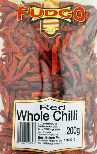 Fudco Red Whole Chilli 200g