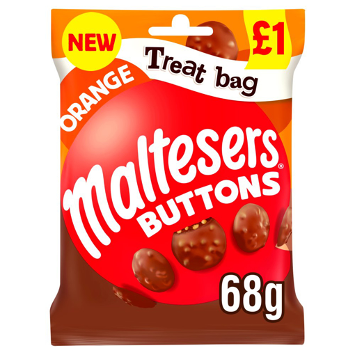 Maltesers Buttons Orange Treat Bag 68g PM £1