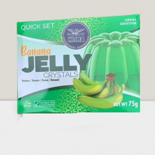 Heera Banana Jelly Crystal 75g