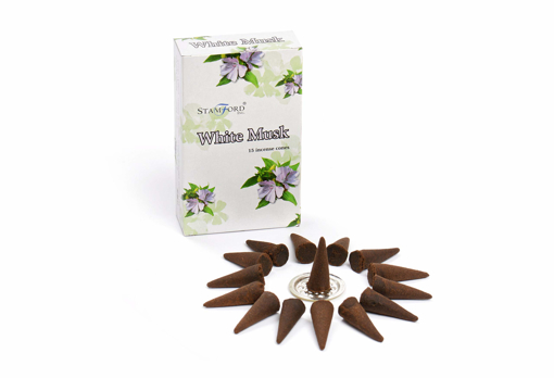 Stamford Inc. White Musk 15 Incense Cones