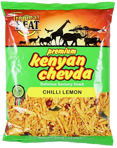 Tropical Heat Premium Kenya Chevda Chilli Lemon 340g