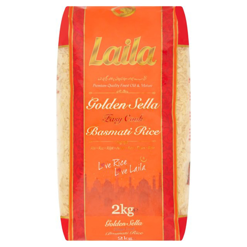 Laila Golden Sella Basmati Rice 2kg