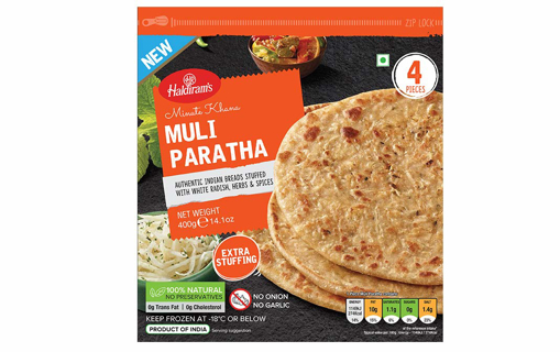 Haldiram's Muli Paratha Frozen 400g