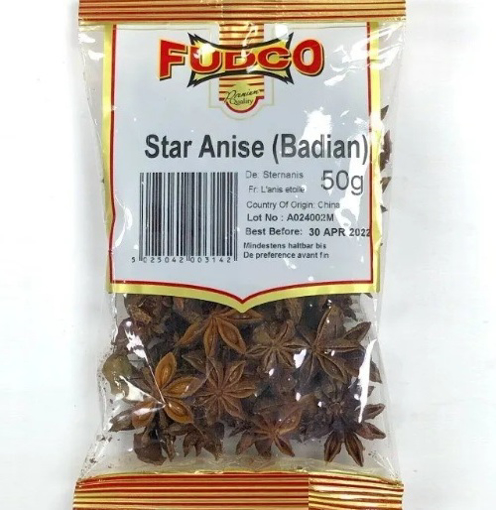 Fudco Star Anise (Badian) Seeds 50g