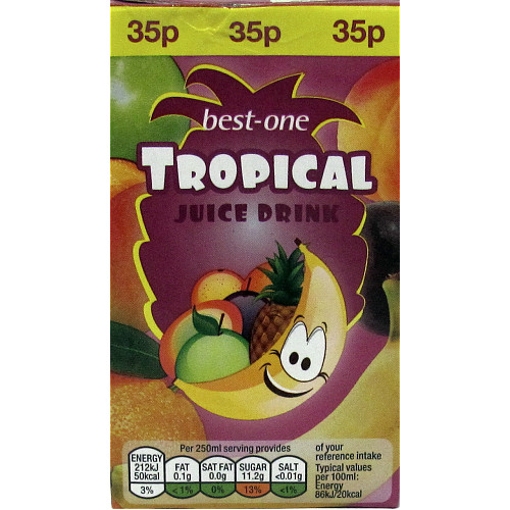 Best-One Tropical Juice Drink 250ml PM 35p