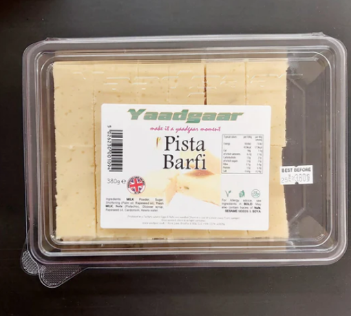 Yaadgaar Pista Barfi 380g