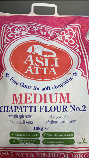 Asli Atta Medium Chapatti Flour No.2 10Kg