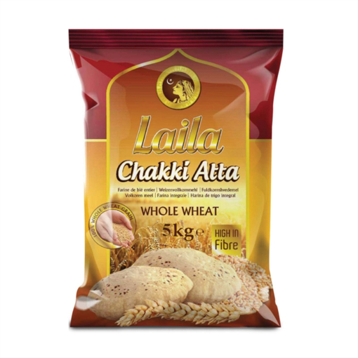 Laila Chakki Atta Whole Wheat 5Kg