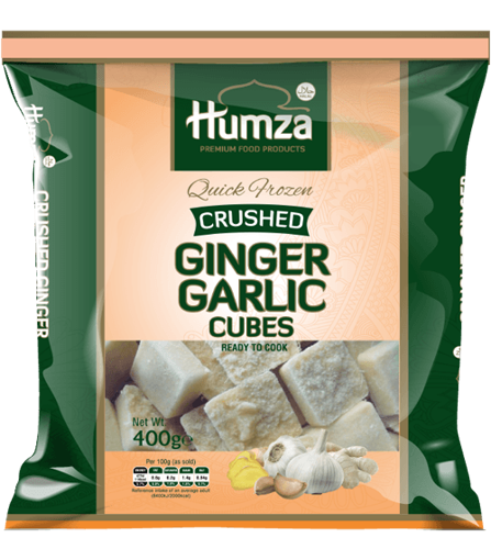 Humza Crushed Ginger Garlic Cubes 400g