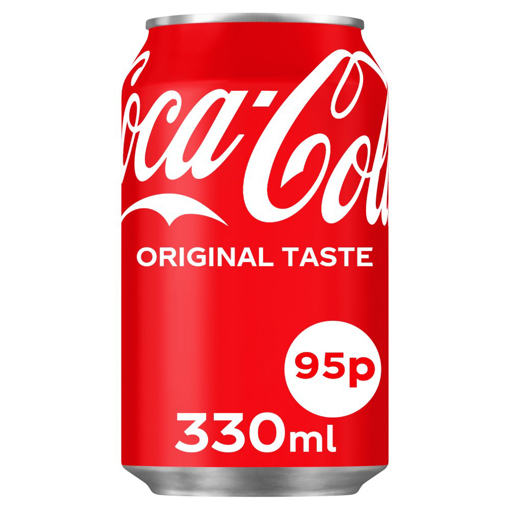 Coca-Cola Original Taste 330ml PMP 95p