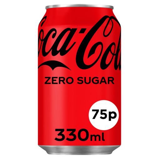 Coca-Cola Zero Sugar 330ml PMP 75p