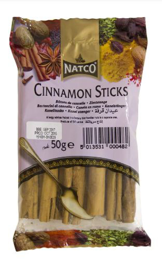 Natco Cinnamon Sticks 50g