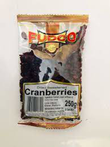 Fudco Dried Sweetened Cranberries 250g