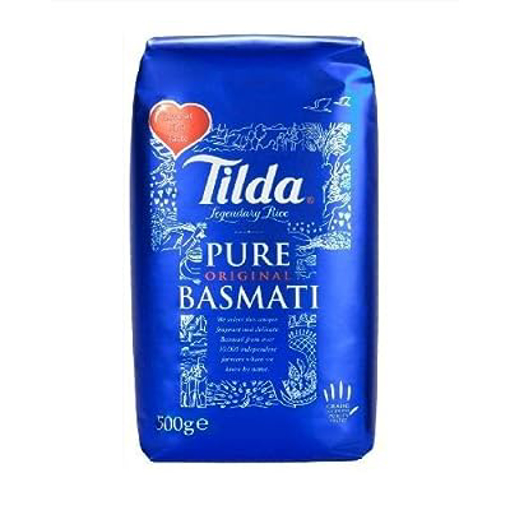 Tilda Pure Basmati Rice 500g PMP £2.49