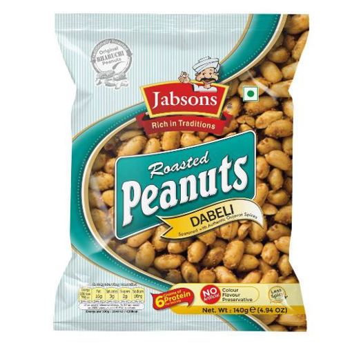 Jabsons Roasted Peanuts Dabeli 140g