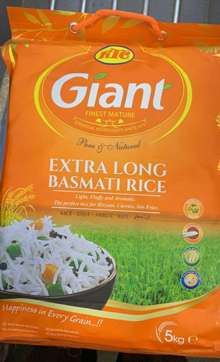 KTC Giant Extra Long Basmati Rice 5Kg