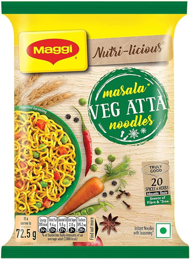 Maggii Masala Veg Atta Noodles 75g