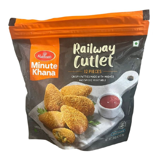 Haldiram's Minute Khana Railway Cutlet 12Pcs 360g