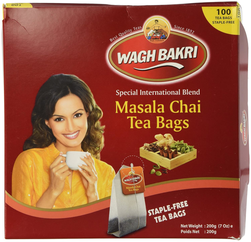 Wagh Bakri Masala Chai 200g 100 Tea BAgs