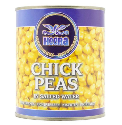 Heera Chick Peas In salted water 800g