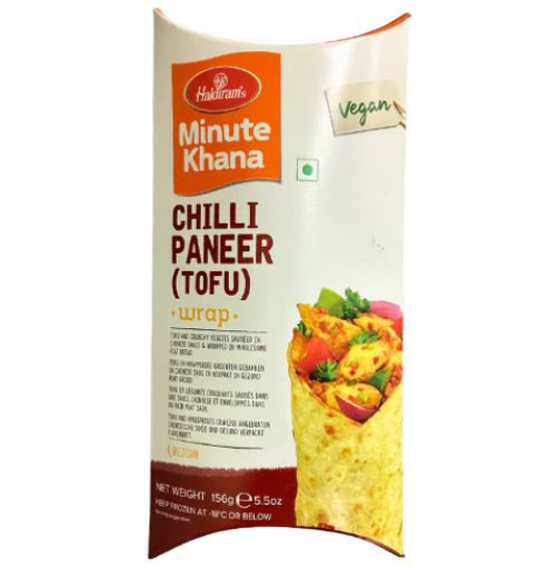Haldiram's Chilli Paneer (Tofu) Wrap 156g