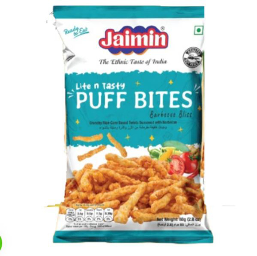 Jaimin Lite & Tasty Puff Bites 80g