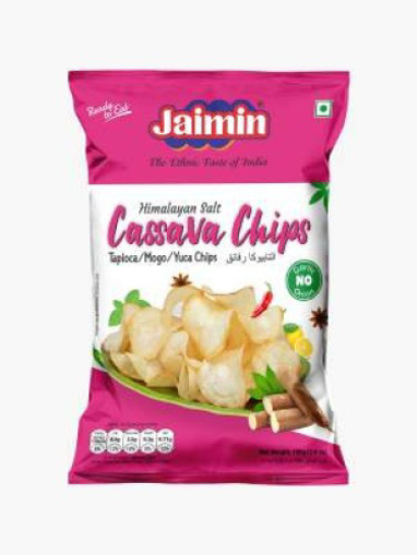 Jaimin Cassava Chips Himalayan Salt 100g