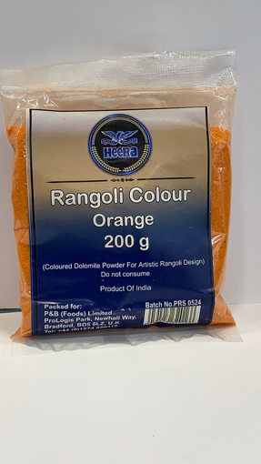 Picture of Heera Rangoli Colour Orange 200g