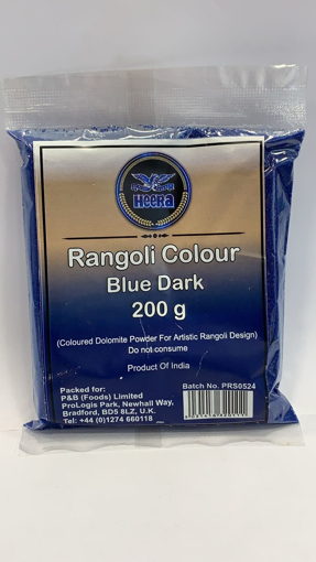 Picture of Heera Rangoli Colour Blue Dark 200g