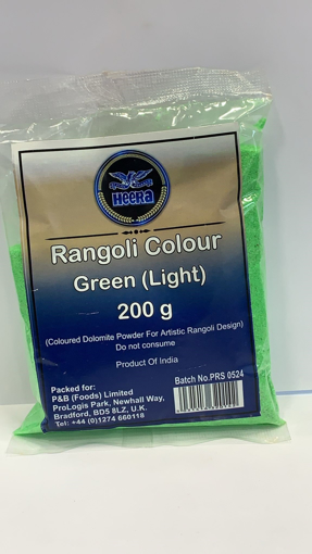 Picture of Heera Rangoli Colour Green (Light)200g