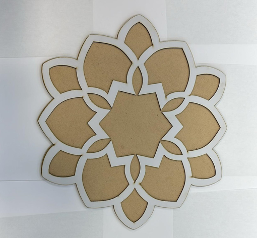 Rangoli Stencil Flower Design