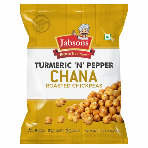 Picture of Jabsons turmeric N Pepper Chana 140g