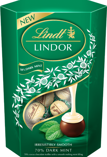 Lindt Lindor Dark Mint 200gm